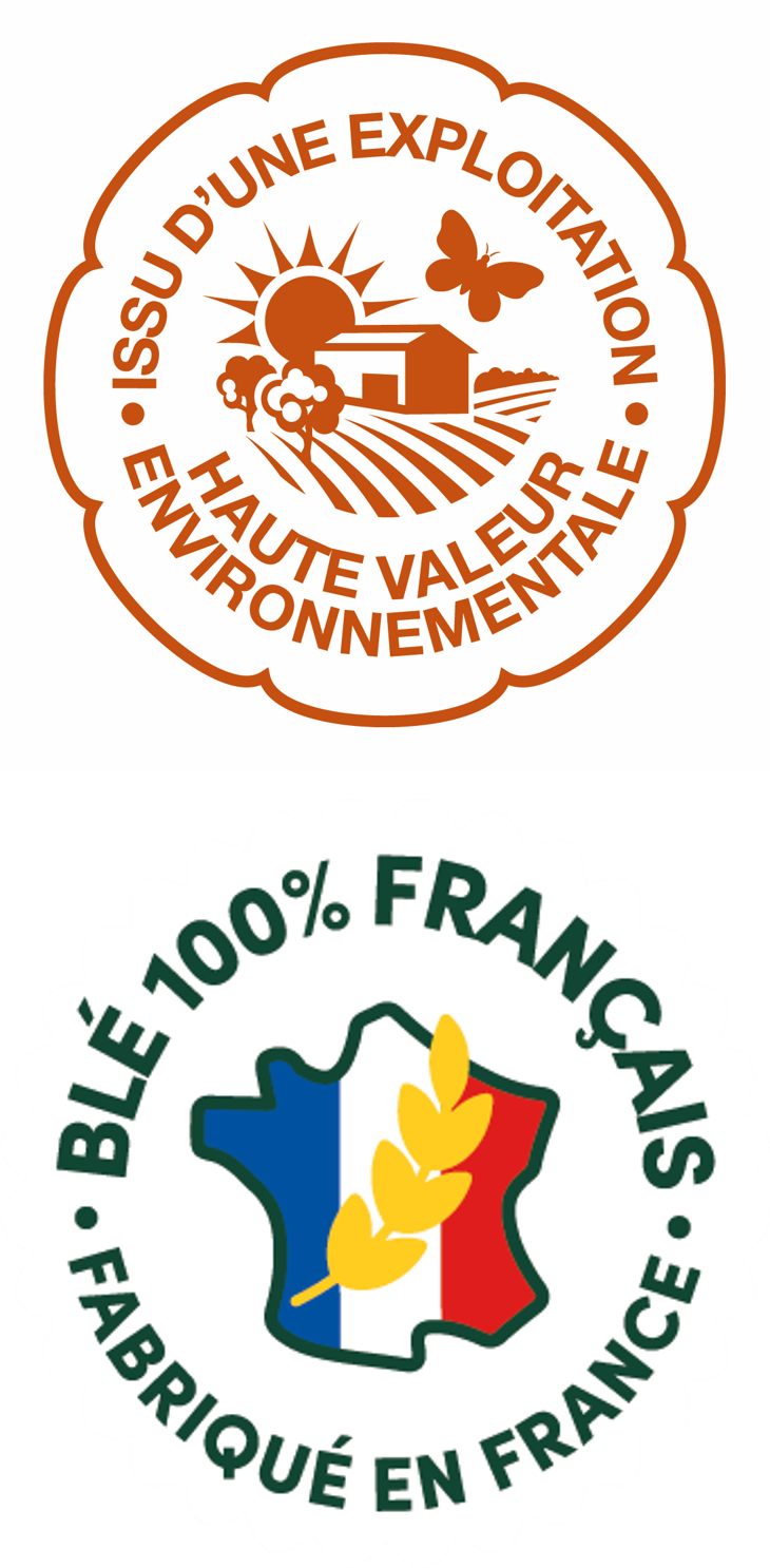 Logo HVE et blé FR