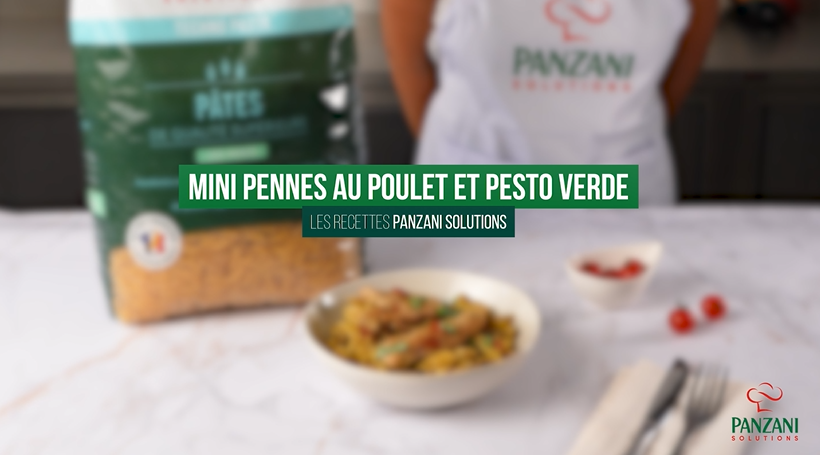 Mini Pennes au poulet Pesto Verde