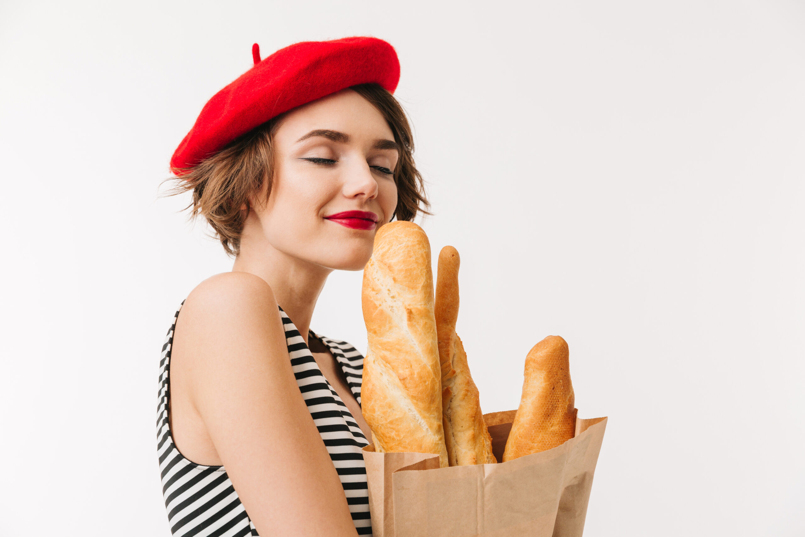 femme avec baguette