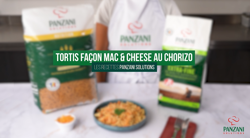 Tortis façon Mac & Cheese au chorizo